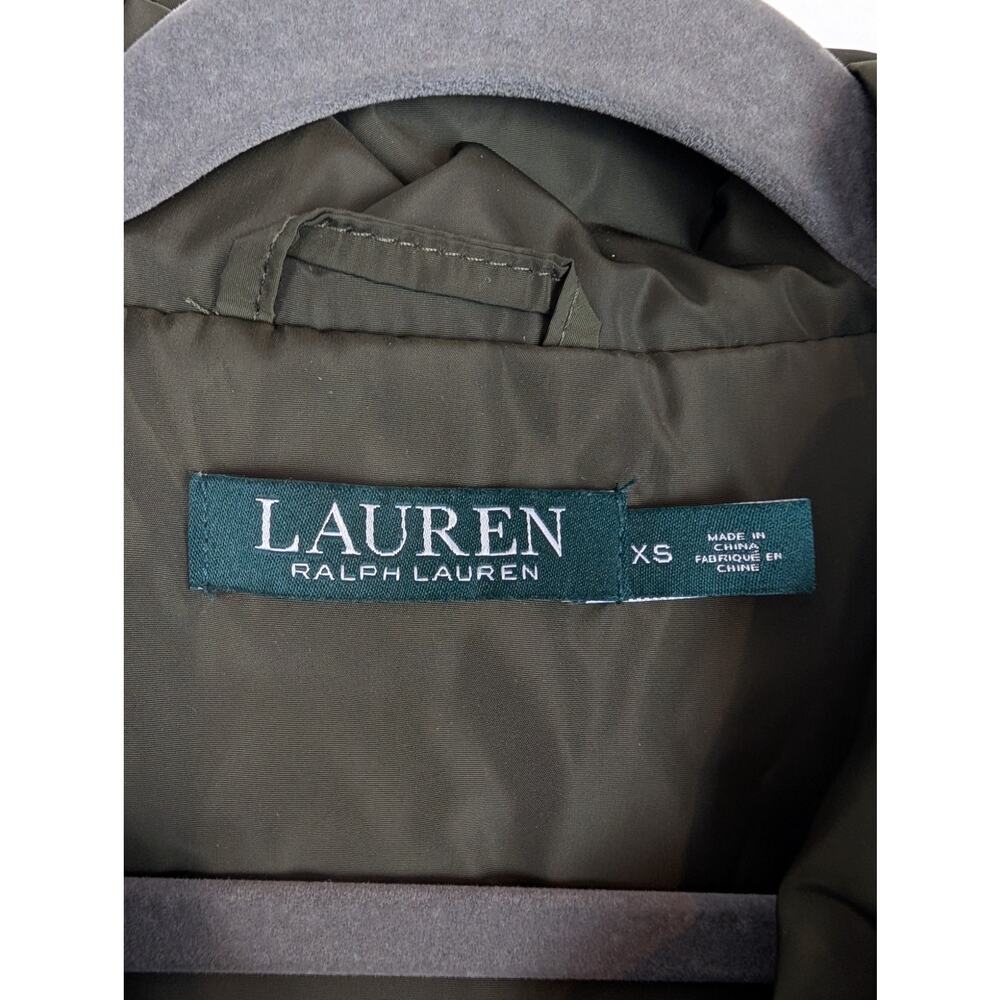 Lauren Ralph Lauren Parka Jacket Coat Lightweight Packable Hooded Green Size XS - Picture 9 of 11